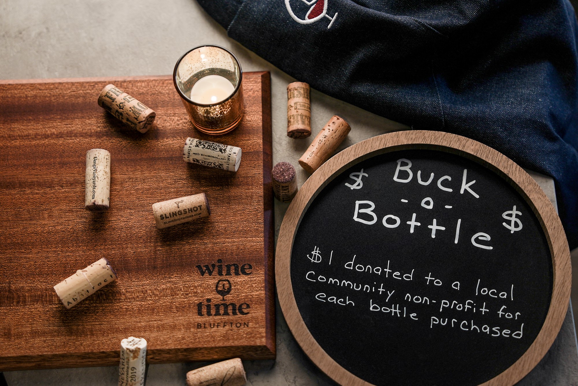 Wine Time Bluffton -- buck a bottle